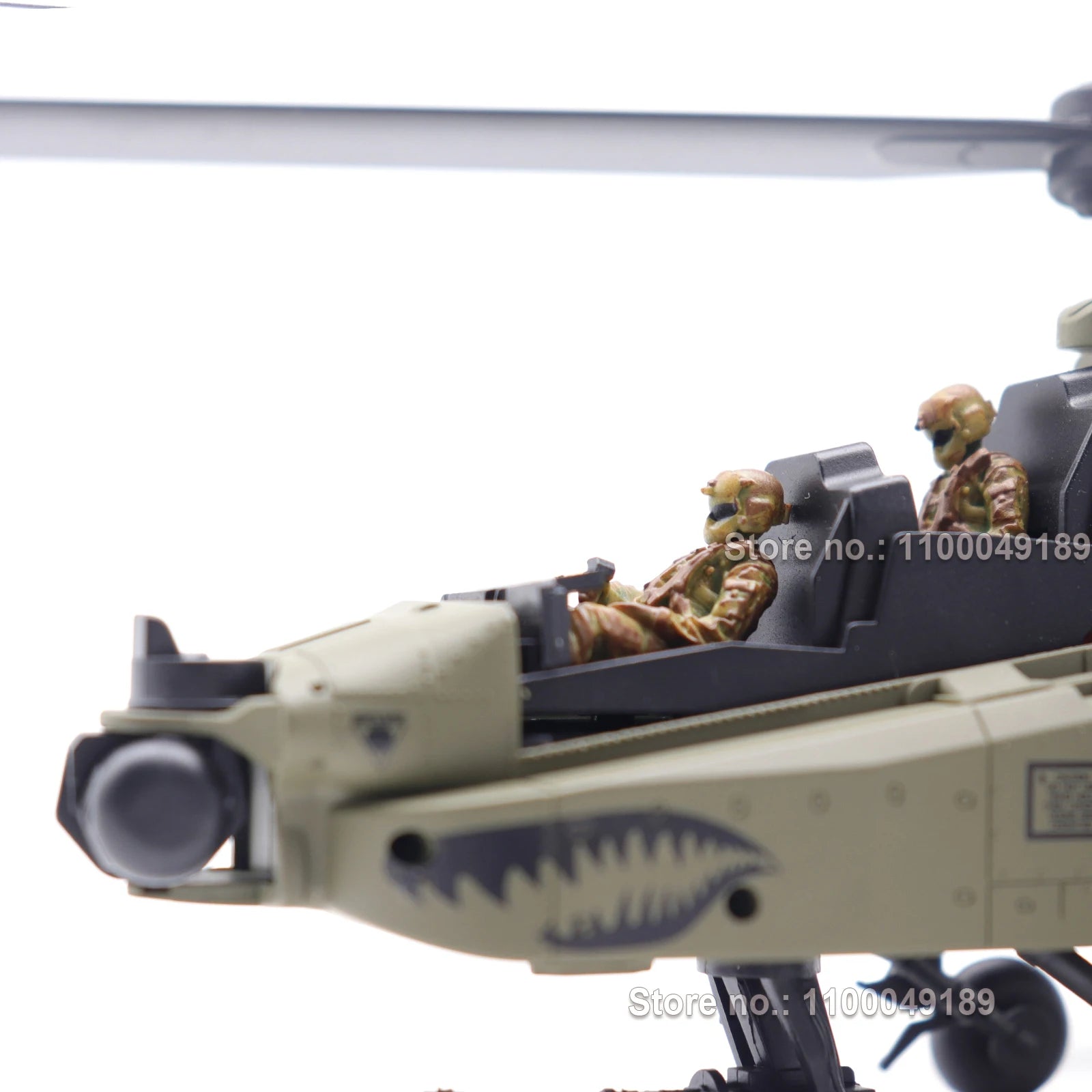 RC ERA C170 AH-64 Apache 6CH Brushless Auto Stabilized RC Helicopter with 2 Camouflage Pilot Figures Hobby Aircraft for Adults image 1