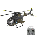 RC ERA C180 BO-105 2.4G 6CH 6G 1:25 Scale Altitude Hold Optical Flow Positioning TOF Altitude Hold Dual Brushless Motor Flybarless RC Helicopter RTF