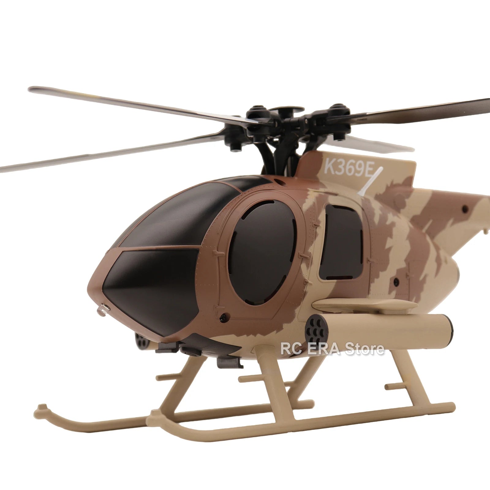 RC ERA C184 MD500 Scale 4CH Flybarless Optical Flow Gyro Stabilized RC Helicopter Remote Control Toys - Sand Yellow Livery image 2
