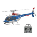 RC ERA C138 PRO Bell-206 Brushless Motor 2.4G 6CH 6-Axis Gyro Optical Flow Localization Altitude Hold 1:33 Scale RC Helicopter