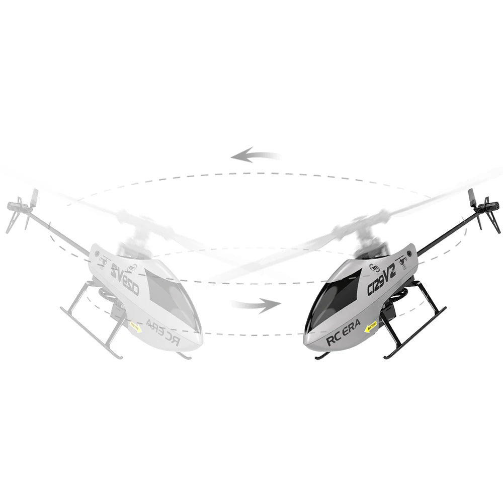RC ERA C129 V2 One Click 3D Flip RC Helicopter 4ch Stable Flight Remote Control Drone Airplane Hobby Toys for Beginner image 3