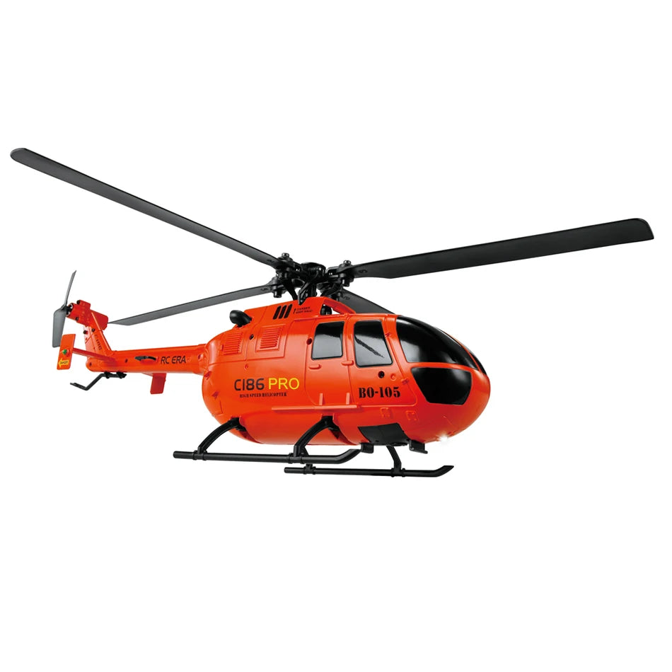 C186 Pro B105 2.4G RTF RC Helicopter 4 Ppropellers 6 Axis Electronic Gyroscope for Stabilization Remote Control Hobbies Toys image 4