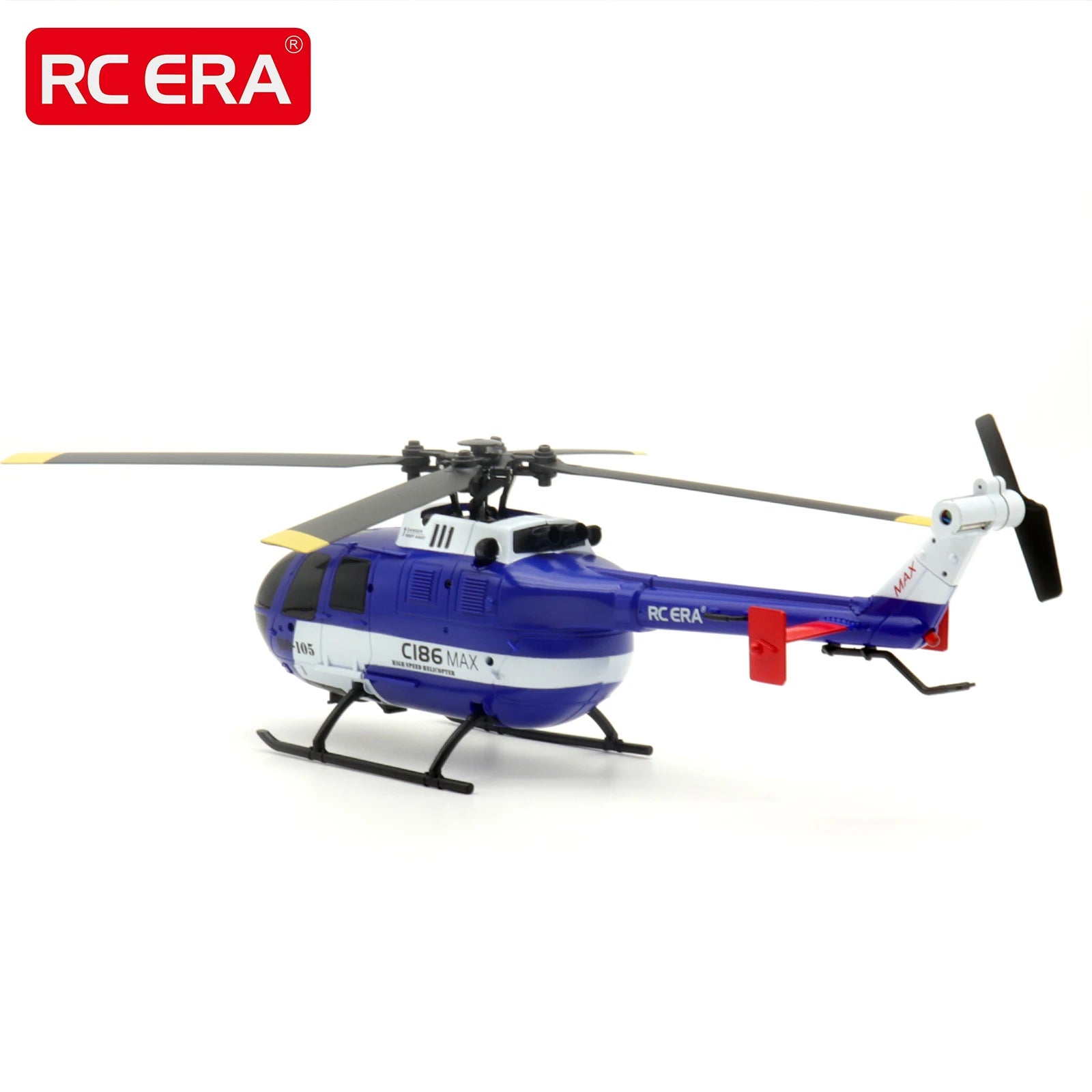 RC ERA C186 MAX BO105 Optical Flow Positioning 4CH RC Helicopter for Adults Remote Control Aircraft with Gyro Stabilized image 3
