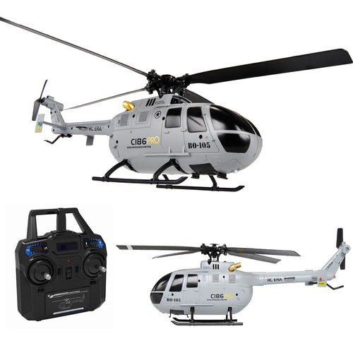 C186 Pro B105 2.4G RTF RC Helicopter 4 Ppropellers 6 Axis Electronic Gyroscope for Stabilization Remote Control Hobbies Toys image 0
