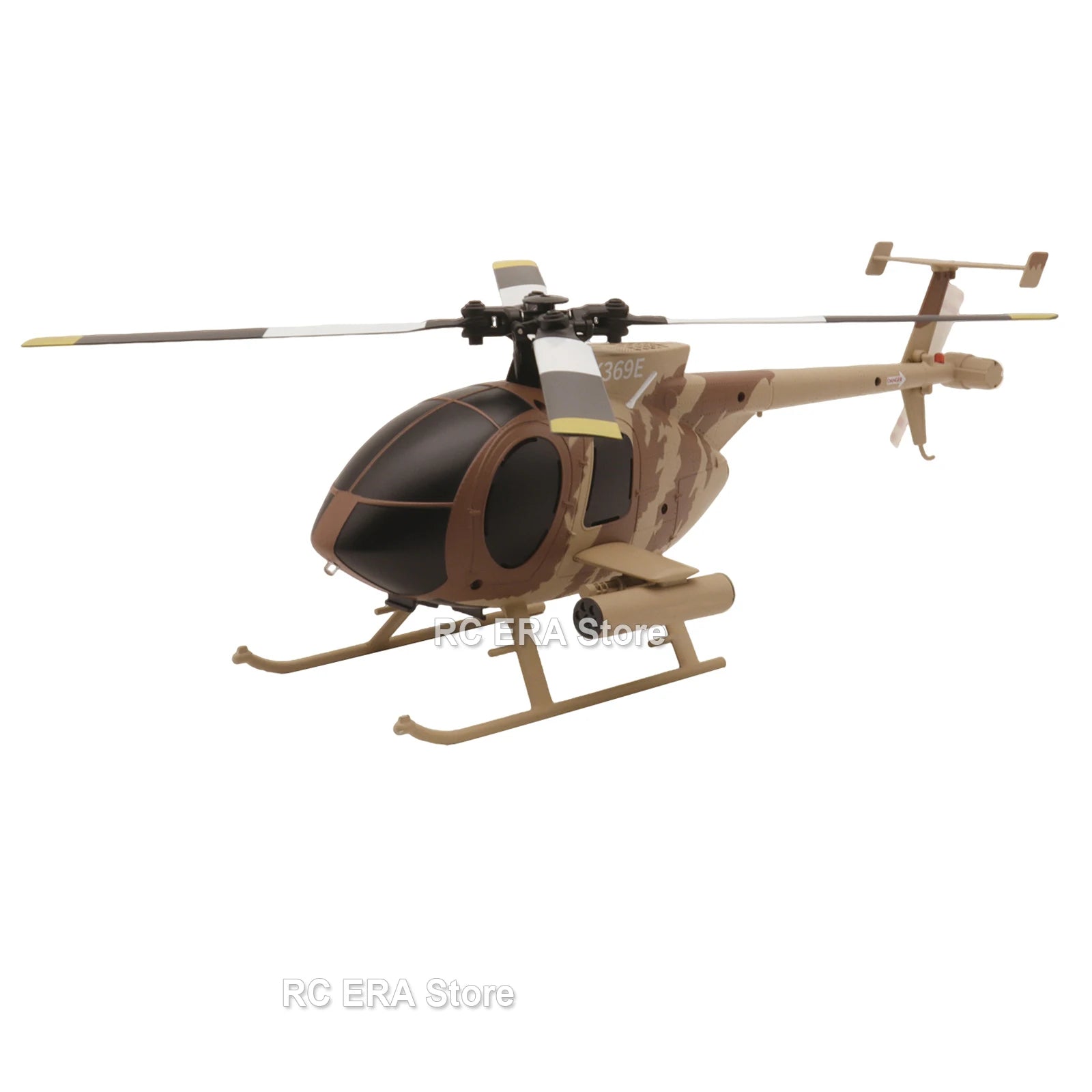 RC ERA C184 MD500 Scale 4CH Flybarless Optical Flow Gyro Stabilized RC Helicopter Remote Control Toys - Sand Yellow Livery image 3