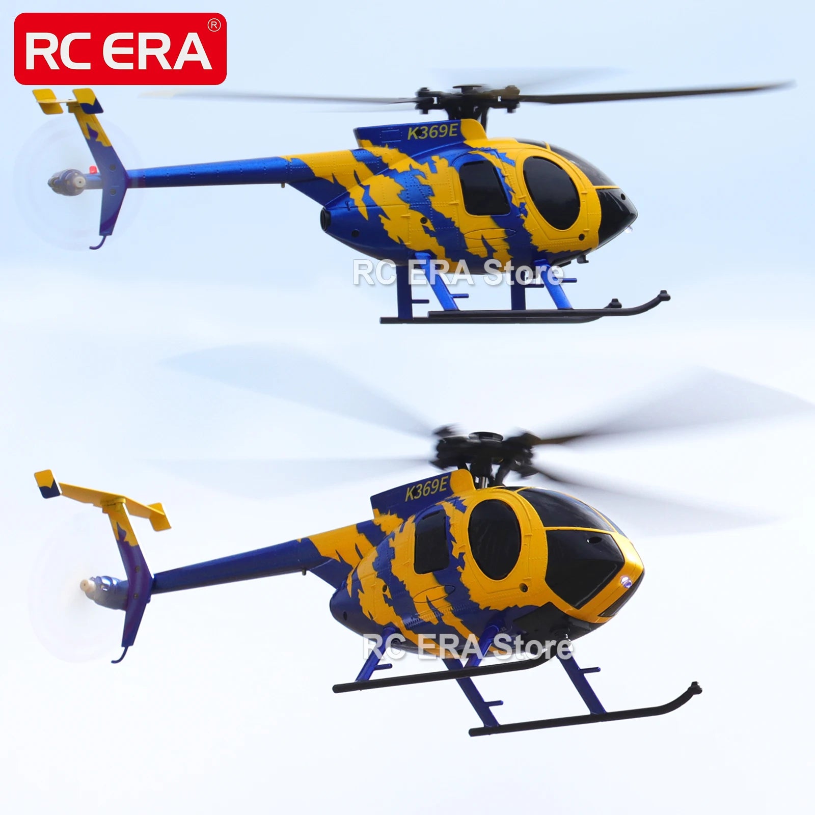 RC ERA C184 Mini MD500 with Optical Flow Sensor Scale Micro RC Helicopters for Adults Beginner Remote Control Hobby Toys Gift image 0
