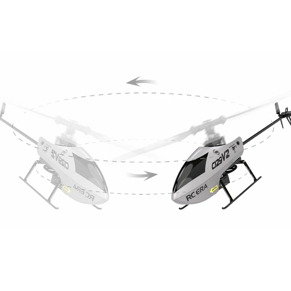RC ERA C129 V2 2.4G 4CH 6-Axis Gyro 3D Aerobatic Flight Altitude Hold Flybarless RC Helicopter RTF