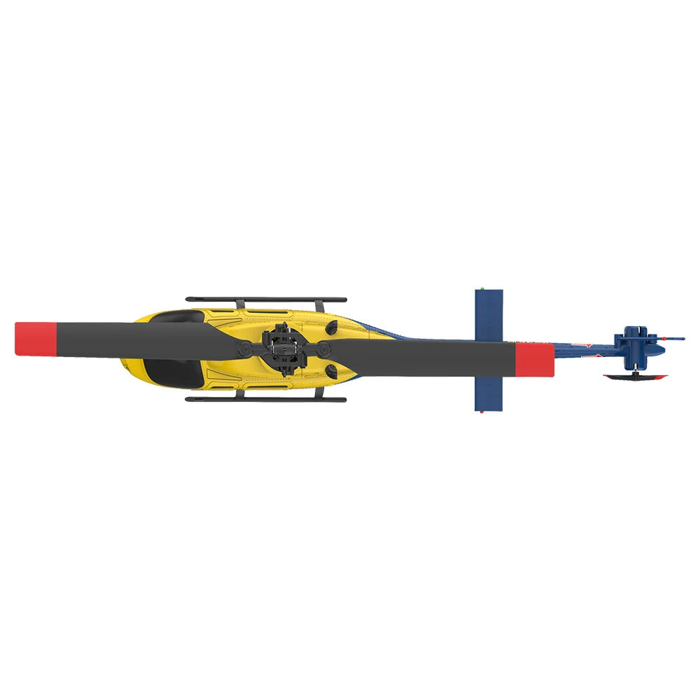 RC ERA A60 Mini Bell-206 2.4G 4CH 6-Axis Gyro 1:42 Scale Optical Flow Localization Altitude Hold Flybarless RC Helicopter RTF