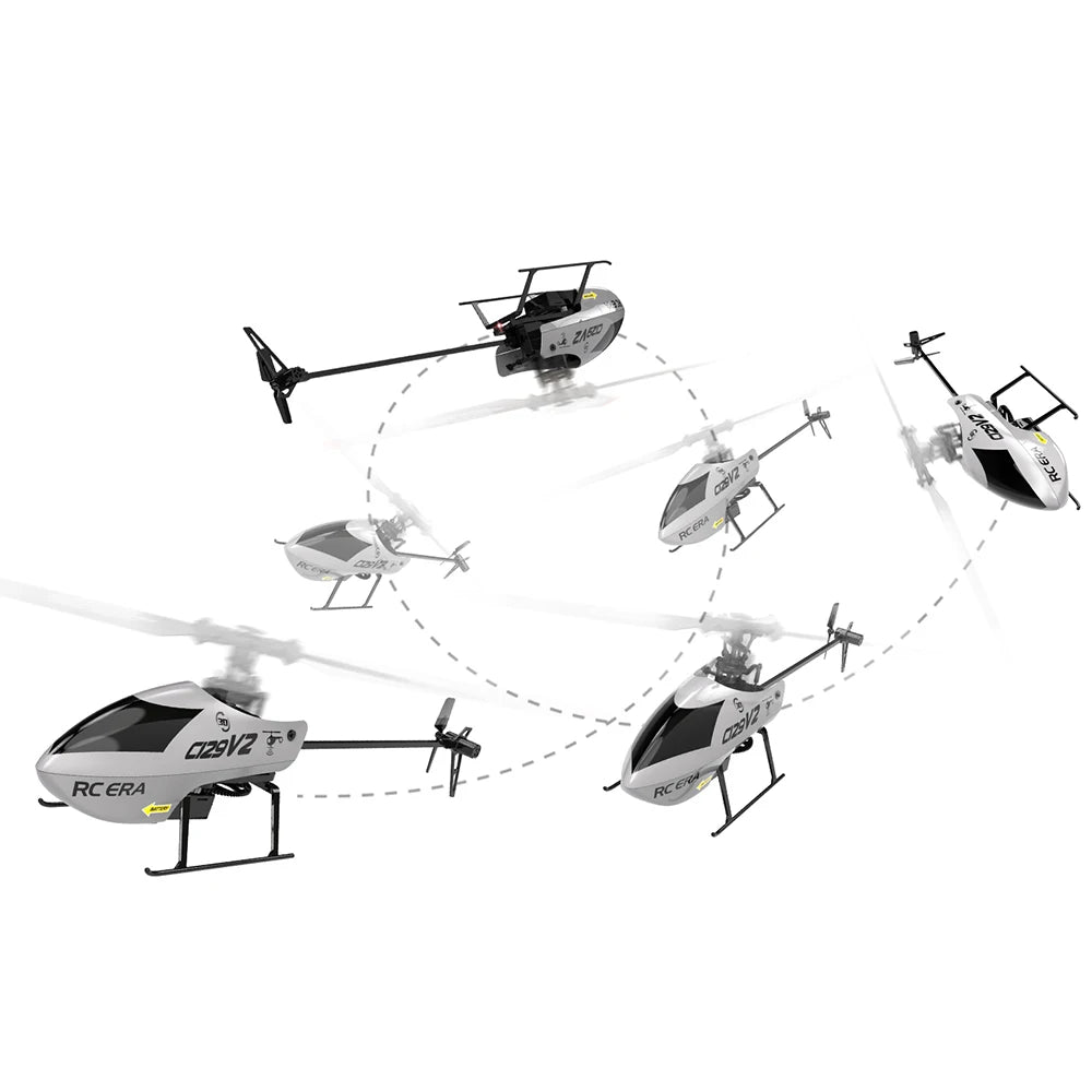 RC ERA C129 V2 One Click 3D Flip RC Helicopter 4ch Stable Flight Remote Control Drone Airplane Hobby Toys for Beginner image 2
