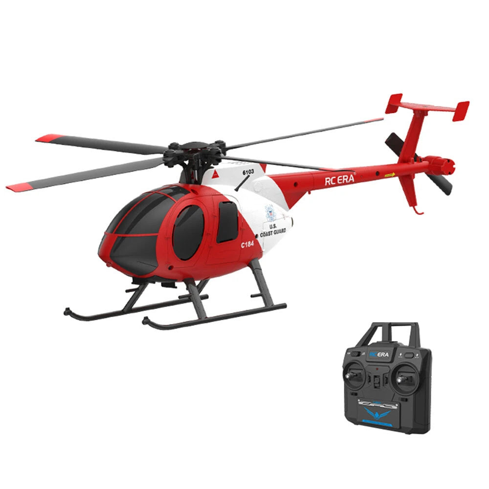 RC ERA C184 2.4G 4CH 6-Aixs Gyroscope Optical Flow Localization Altitude Hold Flybarless RC Helicopter RTF
