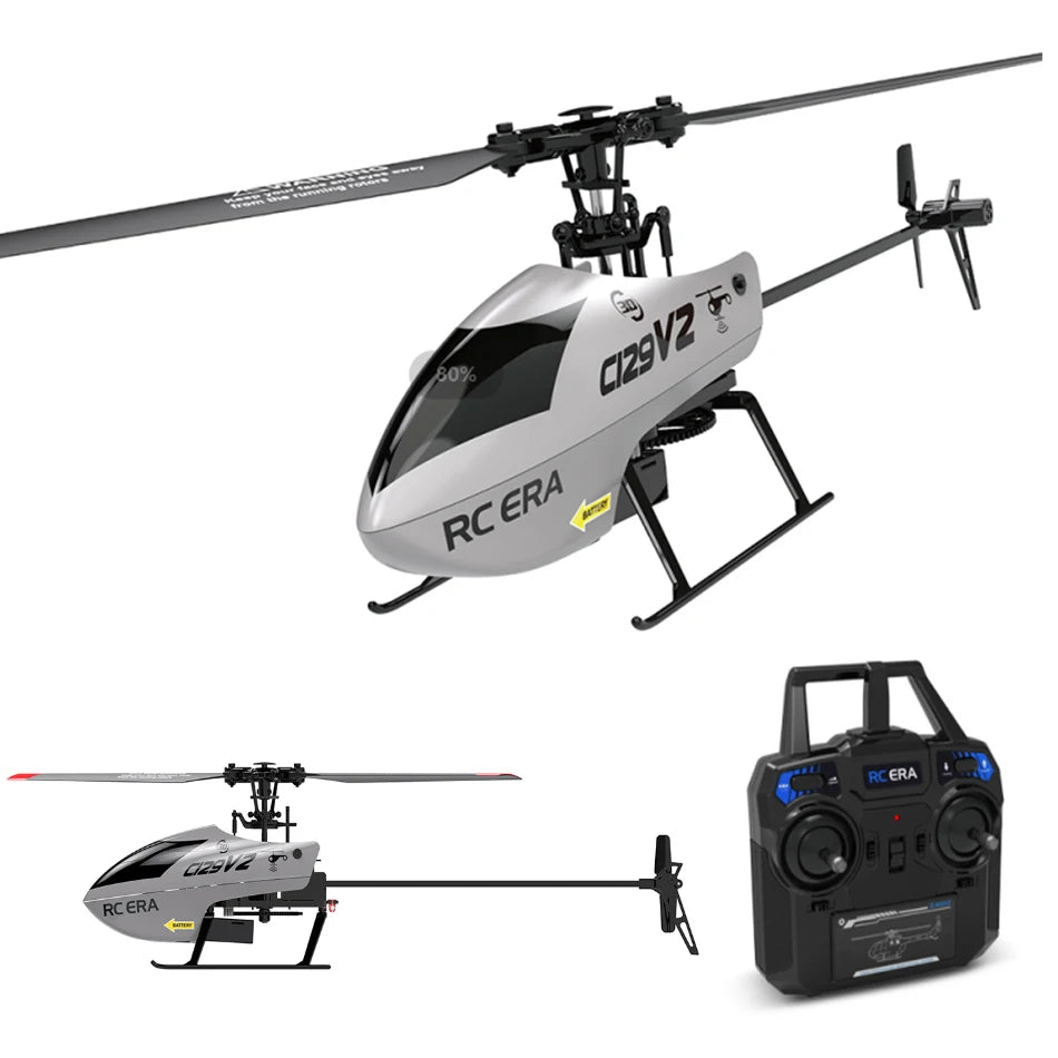 RC ERA C129 V2 One Click 3D Flip RC Helicopter 4ch Stable Flight Remote Control Drone Airplane Hobby Toys for Beginner image 1
