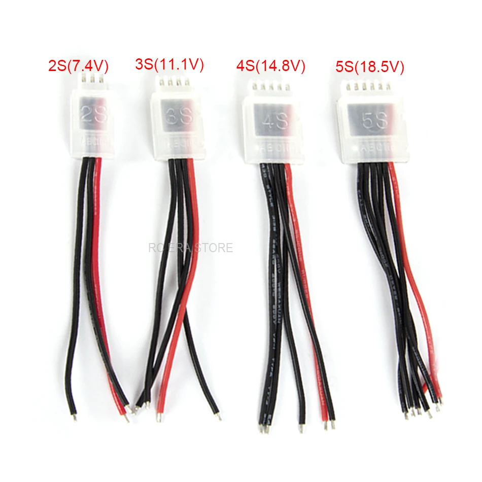 25 Pcs/lot 2S 3S 4S 5S JST-XH Balanced Charging Port Protector Balance Plug Savers AB Clip for RC Model Lithium-ion Battery - Image 6
