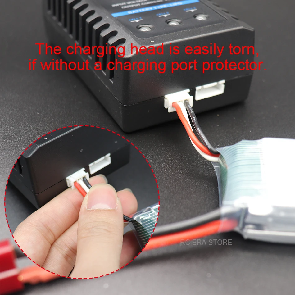 25 Pcs/lot 2S 3S 4S 5S JST-XH Balanced Charging Port Protector Balance Plug Savers AB Clip for RC Model Lithium-ion Battery - Image 3